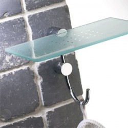 Samuel Heath Glass Shower Shelf N5111