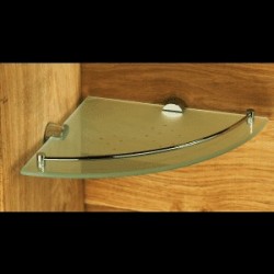 Samuel Heath Glass Corner Shelf N5036