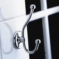 Samuel Heath Double Robe Hook N1039