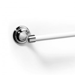 Samuel Heath Single Towel Rail W/ Ceramic Rail N9561/B