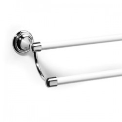 Samuel Heath Double Towel Rail W/ Ceramic Rail N9562/B