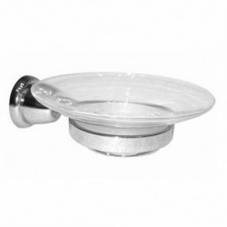 Cantori Clear Glass Soap Dish & Holder C-04
