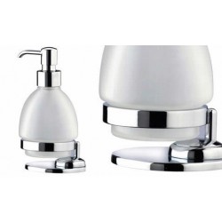 Cantori Free Standing Frosted Glass Soap Dispenser C-15/3