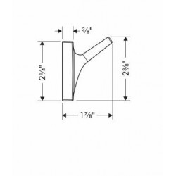Hansgrohe Axor Starck Organic Face Cloth Hook 42737