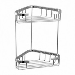 Two Tier Triangular Shower Basket 2065