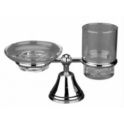 Countertop soap and tumbler holder 416