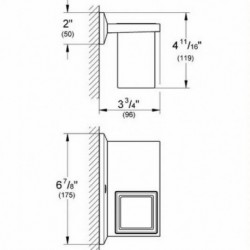 Allure Brilliant Tumbler with Shelf 40 503 000