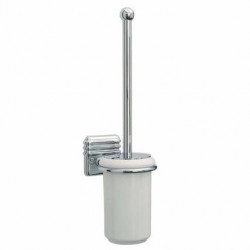 Lefroy Brooks, Belle Aire (1950) Lavatory Brush and Ceramic Pot with Wall Bracket RT4503