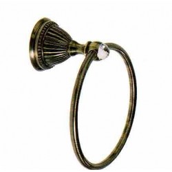 Monarch Crystal I Towel Ring  8164QU