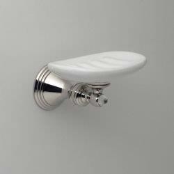 Lear Crystal I Ceramic Soap Dish 2568YU