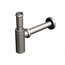 Exposed Bottle Trap with Flange - Contemporary 9DPT3