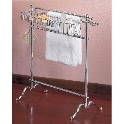 Free Standing Towel Holder with Basket 53516
