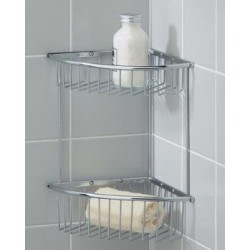 Essentials Series Medium Double Corner Wire Soap Basket 53424
