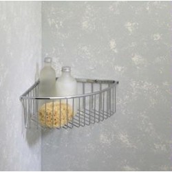 Essentials Series Large Deep Corner Wire Soap Basket 53434
