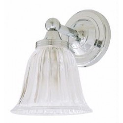 Ritz Wall Light With Tulip Glass Shade 30952