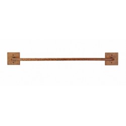 Premier Copper 18" Hand Hammered Copper Towel Bar - TR18DB