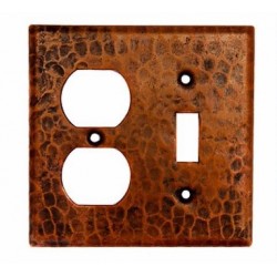 Premier Copper 2 Hole Switchplate - SCOT