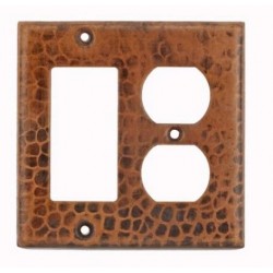 Premier Copper 2 Hole Switchplate - SCOR