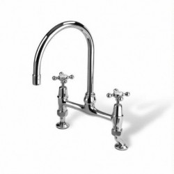 Barber Wilsons Two Hole Deck Mounted Faucet - 1010