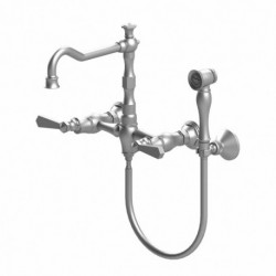 Hexis Wall Mount Bridge Faucet with Hand Spray 8XHXL
