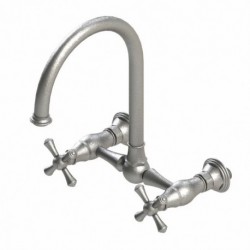 Flemish Wall Mount Bridge Faucet 8WFMC