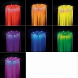 Jaclo Circolare Chromatherapy Dream Light Rain Canopy Showerhead 16R-DLCT