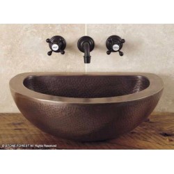 Flat Back Copper Sink CP-06