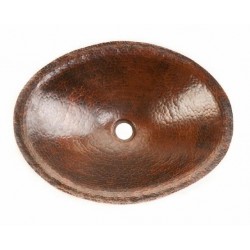 Premier Copper Hand Forged Bathroom Sink - PVOVAL20