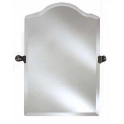 Radiance Tilt 16x25 Scallop Top Frameless Bevel Mirror RM-725