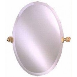 Radiance Tilt 18 x 26 Oval Frameless Bevel Wall Mirror RM-326