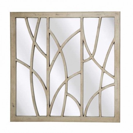 Antique Silver Mirror 2072-P