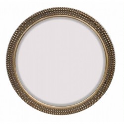 Round Champange Finish Mirror 1763-B