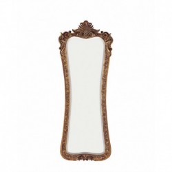 Antique Gold Mirror with Black and Grey Rub 1706-B