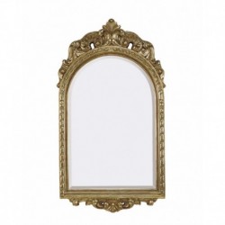 Antique Silver Mirror with Oval Top 1322-B