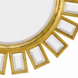Antique Gold Mirror with Black Undercoat 1428-B