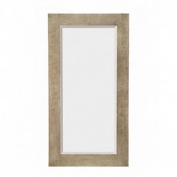 Antique Silver Leaner Mirror 1380-B