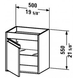 Ketho Low Cabinet 19 5/8" KT 2528 L/R