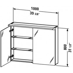 Darling New Mirror Cabinet 39 3/8" DN 7537