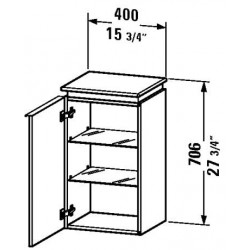 Darling New Semi Tall Cabinet 15 3/4" DN 1270 L/R