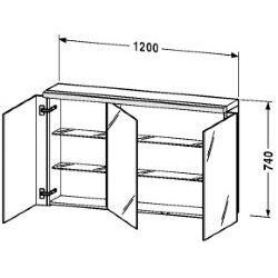 Fogo 47 1/4" Mirror Cabinet FO 9678