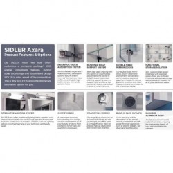 Axara Mirror Medicine Cabinet 23.62"