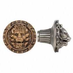 Edgar Berebi Lion In Winter Cabinet Knob 7750
