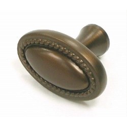Brass Oval Rope Knob M751