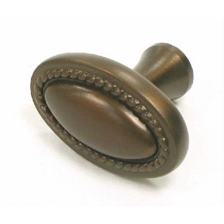 Brass Oval Rope Knob M751