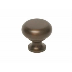 Brass Flat Faced Round Knob M754