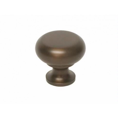 Brass Flat Faced Round Knob M754