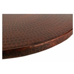 Premier Copper 20" Hand Hammered Copper Lazy Susan 20" L x 20" W x 1-1/2" H - LS20DB