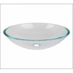 Oval Crystal clear basin CC152