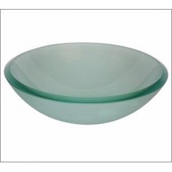 round frosted glass basin GF191