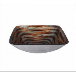 Square Onyx Tempered Glass Basin 97049